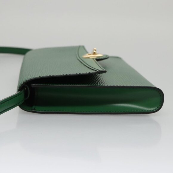 LOUIS VUITTON Epi Pochette Arche Shoulder Bag Green LV Auth - Picture 4 of 16